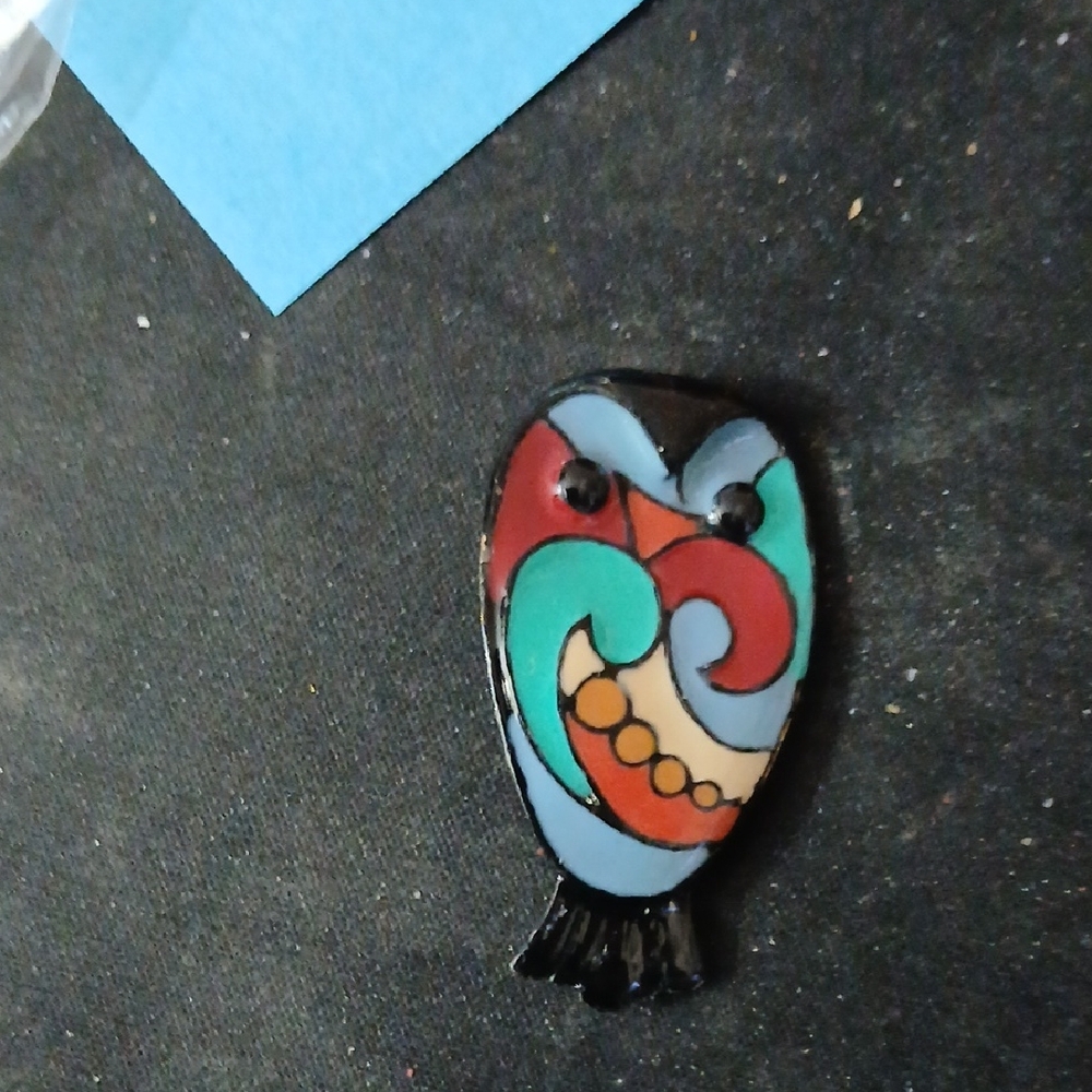 Eisenberg Owl Brooch